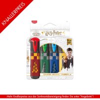 Textmarker HARRY POTTER farbig sort Schachtel 4St