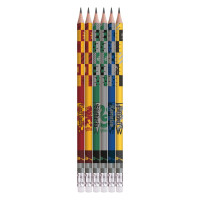Bleistift HB HARRY POTTER f.sort mit Radiertip Blister 6St