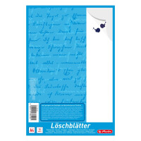 Löschblattblock, A4, 10 Blatt, farbig