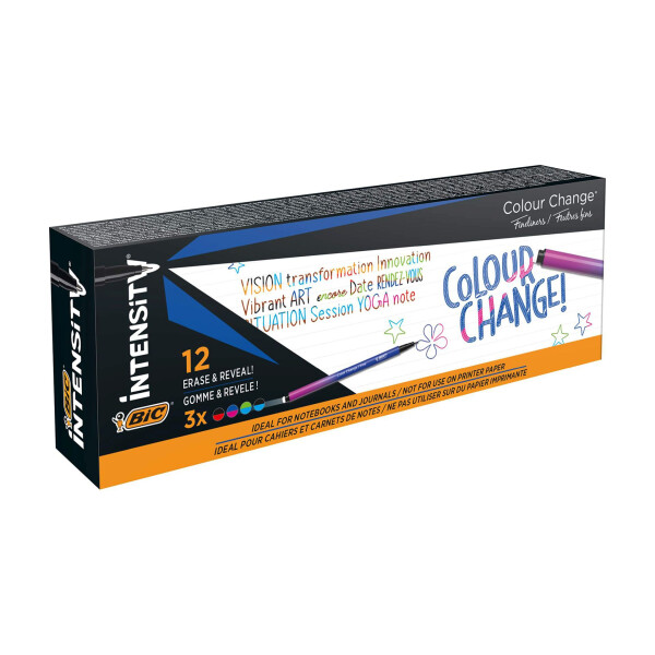 Feinschreiber Intensity Fine Color Change in verschiedenen Farben – 12er Schachtel
