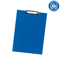 Klemmbrett A4 2mm-Karton, kaschiert - blau