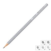 Bleistift GRIP 2001 silbergrau  - alle Varianten