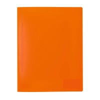 Schnellhefter A4 PP transluzent - neon orange