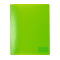 Schnellhefter A4 PP transluzent - neon grün
