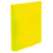 Ringbuch A4 PP 2D-Ring transluzent - neon gelb