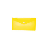 Brieftasche DIN lang 22 x 12 cm - gelb
