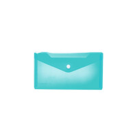 Brieftasche DIN lang 22 x 12 cm - hellblau
