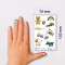 CRE Papier Sticker Babyspiel, Inhalt: 2 Bogen, Kids