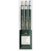 Druckbleistift Minen TK FINE 0,35, 0,5, 0,7mm - HB, 3er-Etui