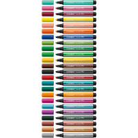 Filzstift Pen 68 MAX Keilspitze 2 + 5 mm - 24 Farben