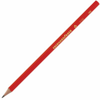 Bleistift dreiflächig HB rot
