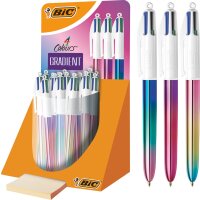 BIC 4 Colours Gradient Vierfarb-Druckkugelschreiber M...