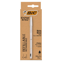 Kugelschreiber BIC Cristal ReNew M (1,0 mm),...
