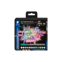 pigment brush pen - 12er Etui Pastel Colour