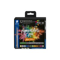 pigment brush pen - 12er Etui Nature Colour