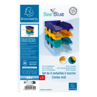 4er Set Briefablage BeeBlue sort