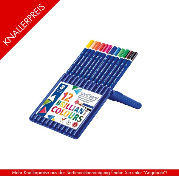 Farbstift ergo soft® aquarell - 12er Box