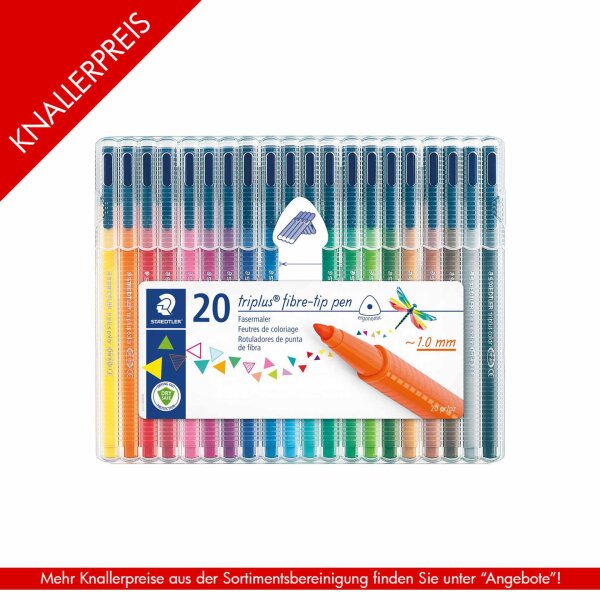 Fasermaler triplus® color - 20er Etui