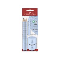 Grip 2001 Bleistift Set auf Blisterkarte, sky blue, 3x...