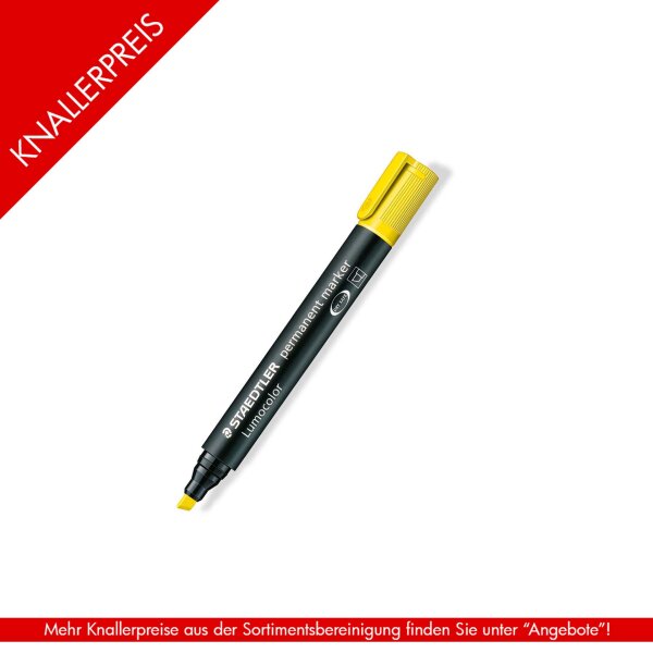 Permanentmarker Lumocolor® permanent - gelb