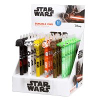 Star Wars Radierbarer Stift mit Druckmechanik 36er Display
