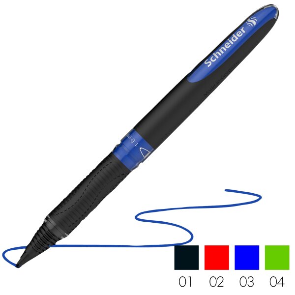 Tintenroller One Sign Pen Ultra-Smooth-Spitze 1,0 mm - 4 Farben