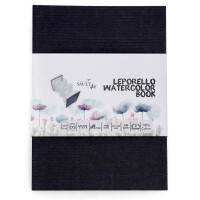 Aquarell Leporello, 300 g/qm 100% Cotton, 10,5x14,8 cm -...
