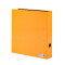 Motiv-Ordner Karton A4 breit NEON - orange