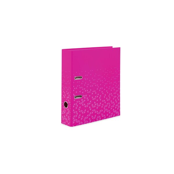 Motiv-Ordner Karton A4 breit Colour - pink