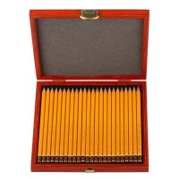 Bleistift 1500 alle Härtegrade 8B - 10H im - 24er Holzkoffer