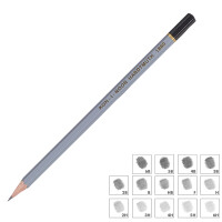 Bleistift grau lackiert - 14 Härtegrade