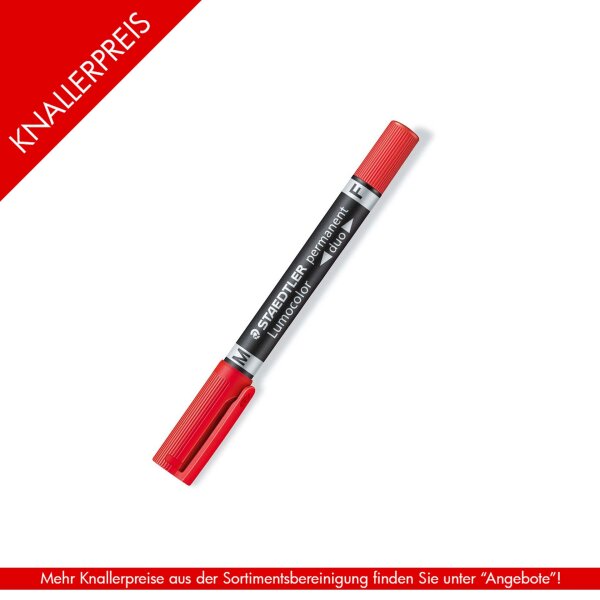 Permanentmarker Lumocolor® duo Spitzen F und M...