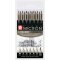 Pigmentliner Pigma Micron - 6+1 Set schwarz - brush gratis