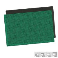 Schneidematte Profi 3 mm stark, 5-lagig, grün/schwarz, beidseitig bedruckt - alle Varianten