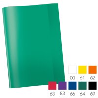 Heftschoner A4 PP transparent  25er Pack - 8 Farben