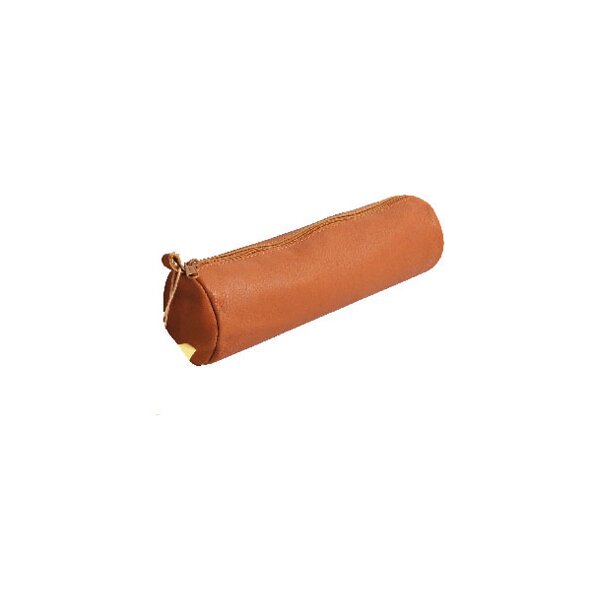 Clairefontaine Age Bag Schlampermäppchen rund 21xØ6 - braun