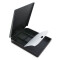 DeskMate Portable Desktop 250x315 mm, unten öffnend, Innenfach, schwarz - schwarz