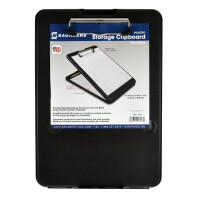 SlimMate Portable Desktop 240x335 mm, oben öffnend, Innenfach, schwarz - schwarz