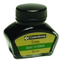Füllhaltertinte Glasfass 30 ml, grün