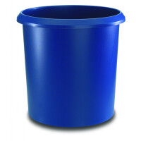 Läufer Allrounder Papierkorb blau, 18L, 10er Set - blau