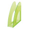 Stehsammler TWIN A4/C4, standfest, modern - transluzent-grün