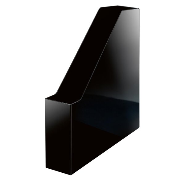 Stehsammler i-Line A4/C4, elegant, stilvoll, hochglänzend - schwarz