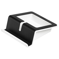 UP Tablet Stand, mit Soft-Grip Oberfläche und Kabelhalterung - schwarz