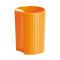 Stifteköcher LOOP, modernes Design, verkettbar, Trend Colour orange
