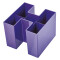 Schreibtischköcher BRAVO, 5 Fächer, hochglänzend - Trend Colour lila
