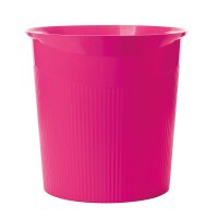 Papierkorb LOOP, 13 Liter, rund - Trend Colour pink