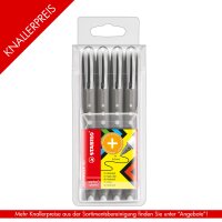 Tintenroller worker colorful 0,5mm - 4er Kunststoffetui