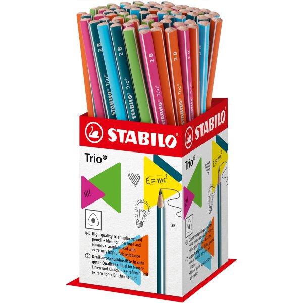 STABILO Trio pencil 2B 72pcs Display