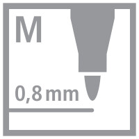 Faserschreiber pointMax 0,8mm - 8er Etui