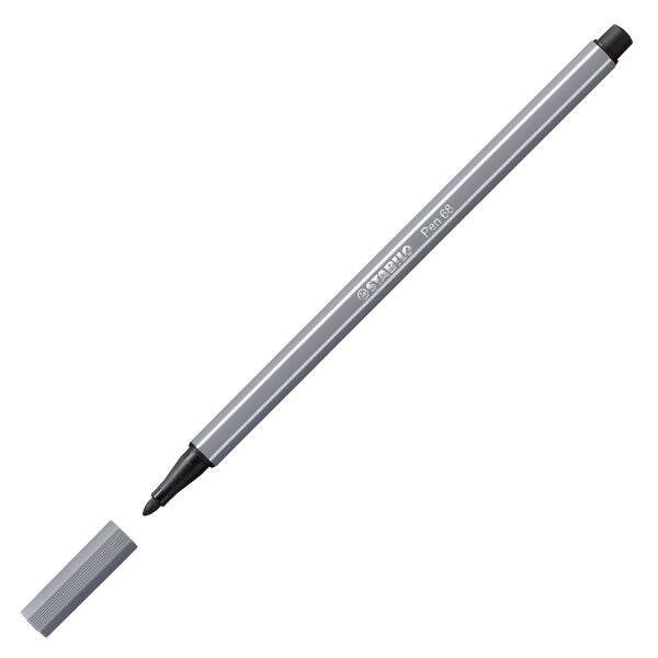 Filzstift Pen 68 1,0mm - dunkelgrau